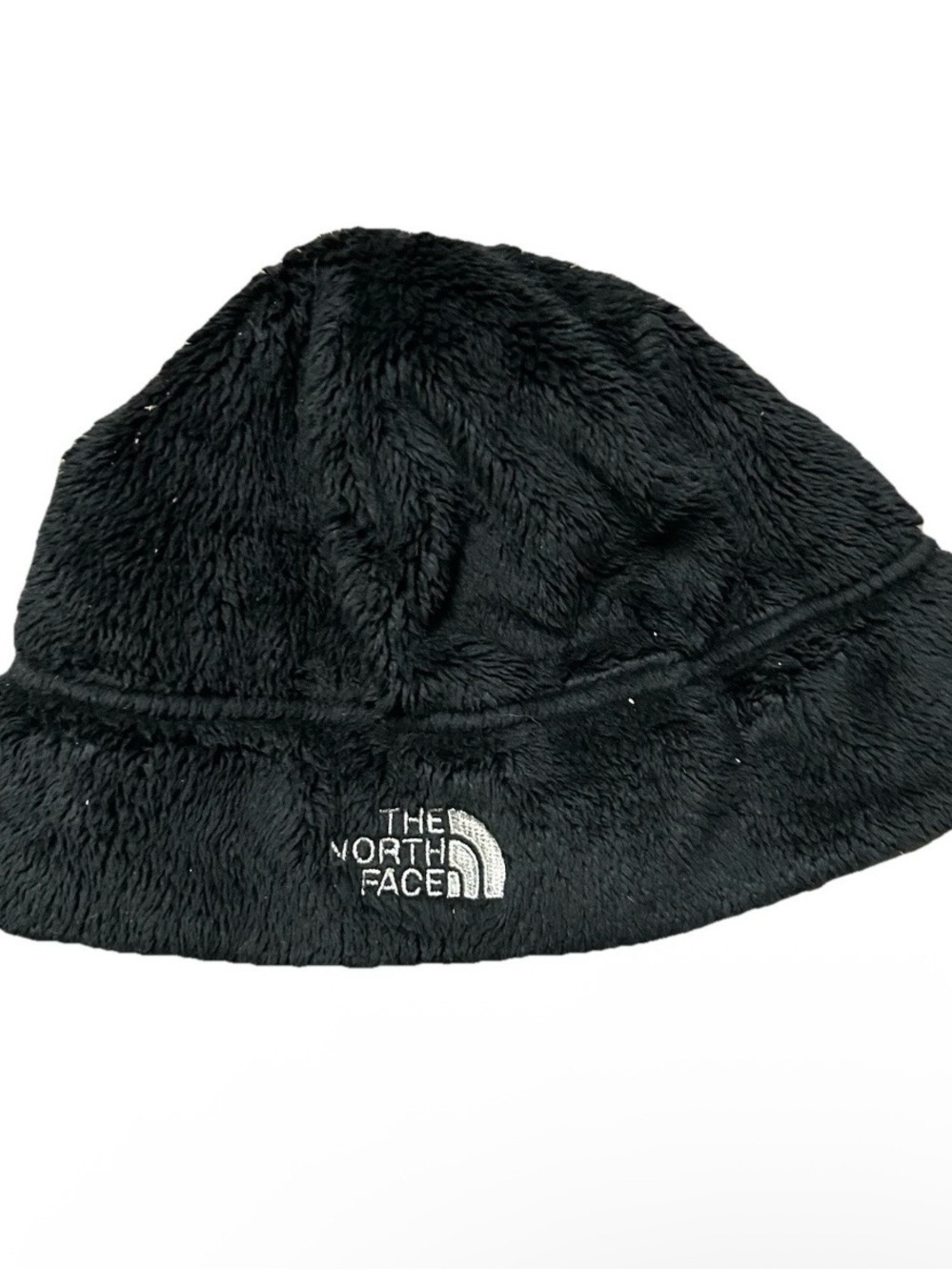 Youth The North Face Black Faux Fun Winter Hat Size Medium